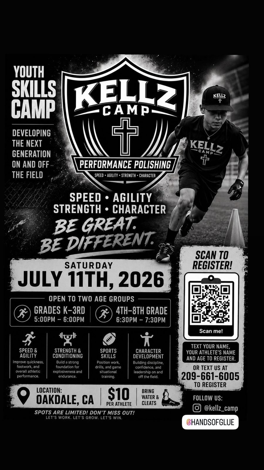 Kellz Camp Youth Skills Camp — July 11, 2026